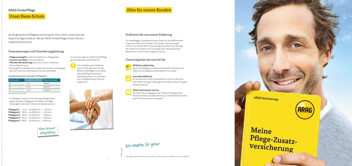 Erste Seite: ARAG FörderPflege