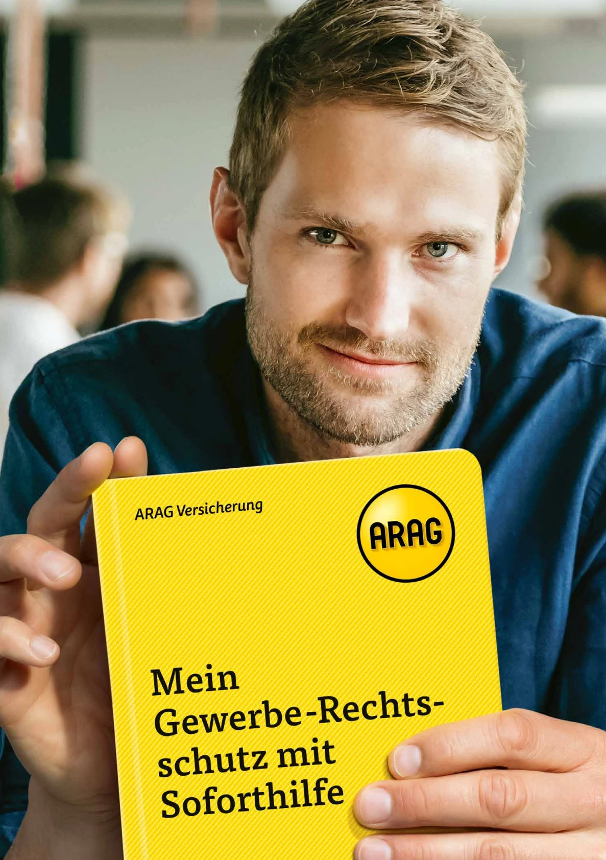 Titelblatt: ARAG Gewerbe-Rechtsschutz mit Soforthilfe